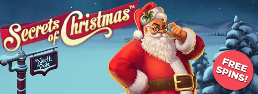 Få free spins på Secrets of Christmas hos Sir Jackpot!